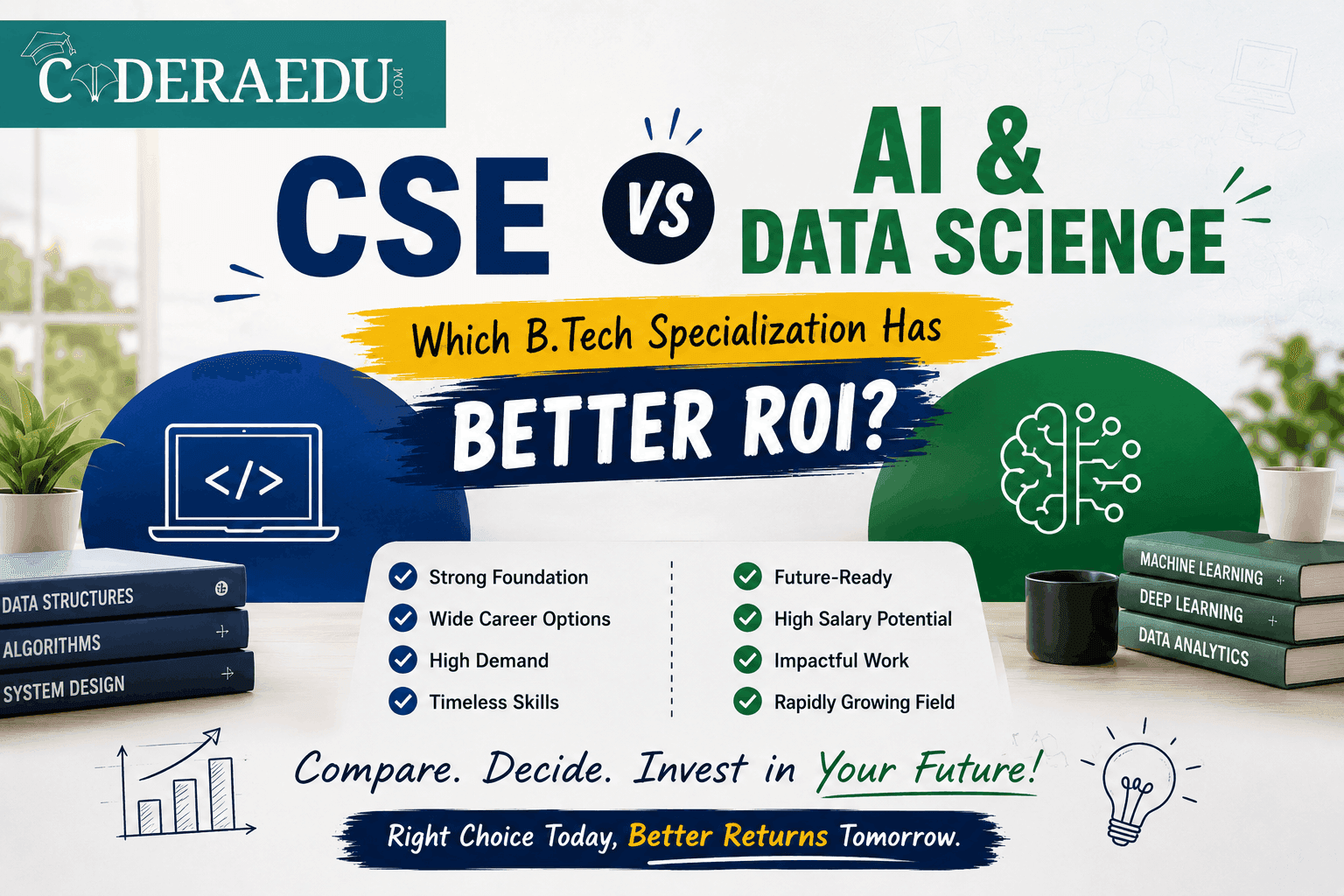 CSE vs AI & Data Science: Which B.Tech Specialization Has Better ROI?
