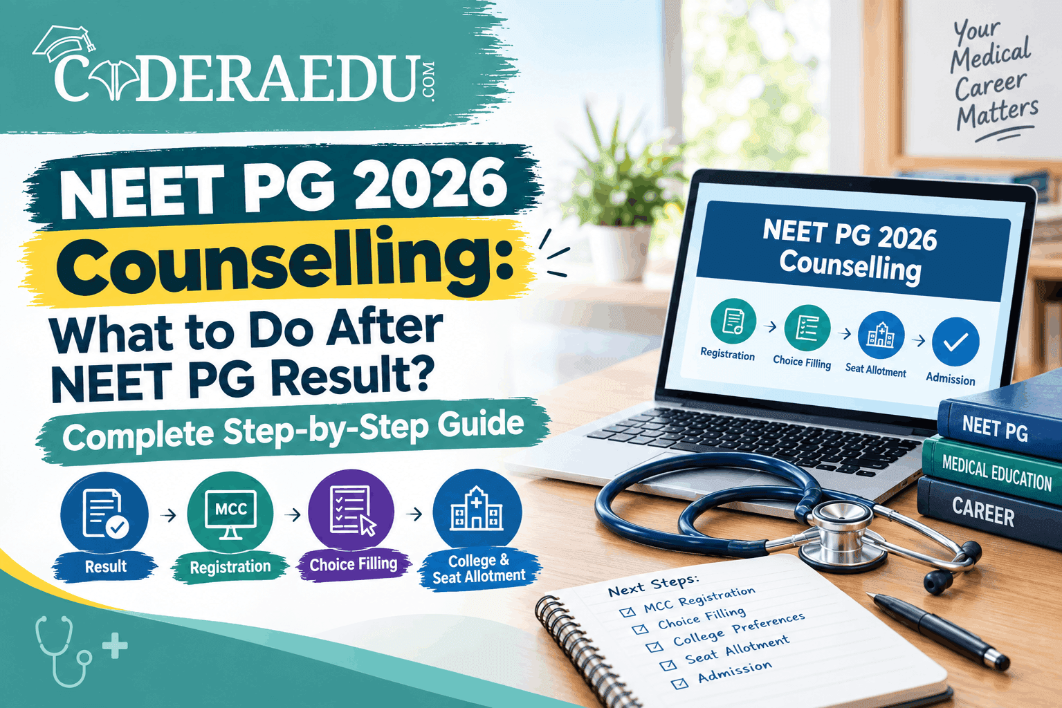NEET PG 2026 Counselling: What to Do After NEET PG Result? Complete Step-by-Step Guide