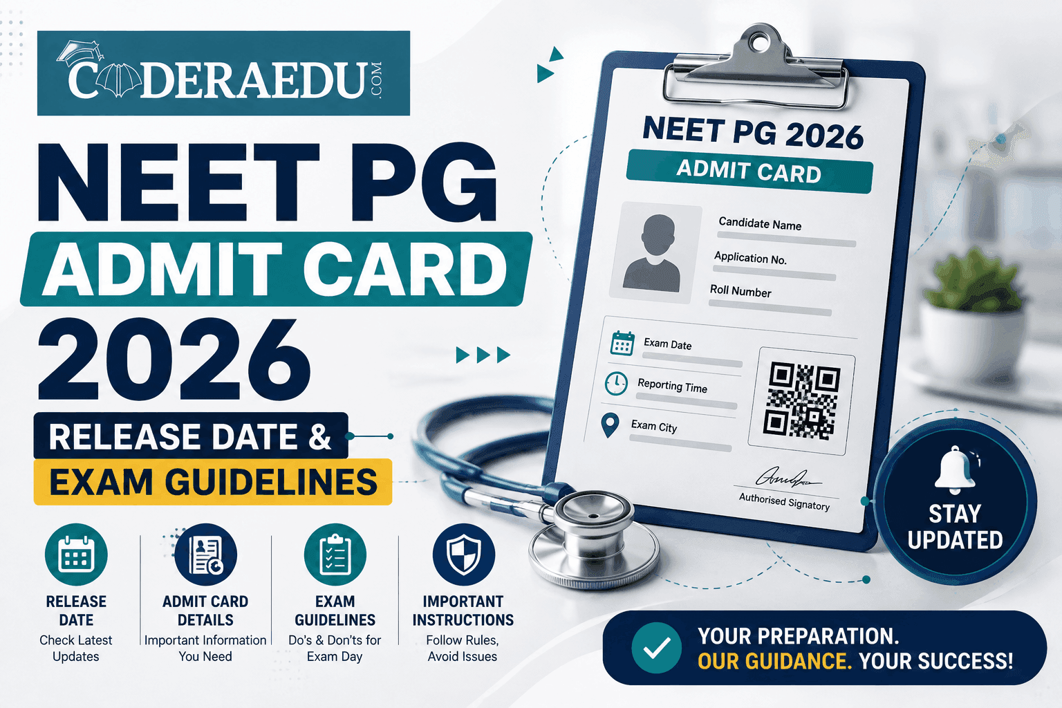 NEET PG admit card 2026 release date and exam day guidelines