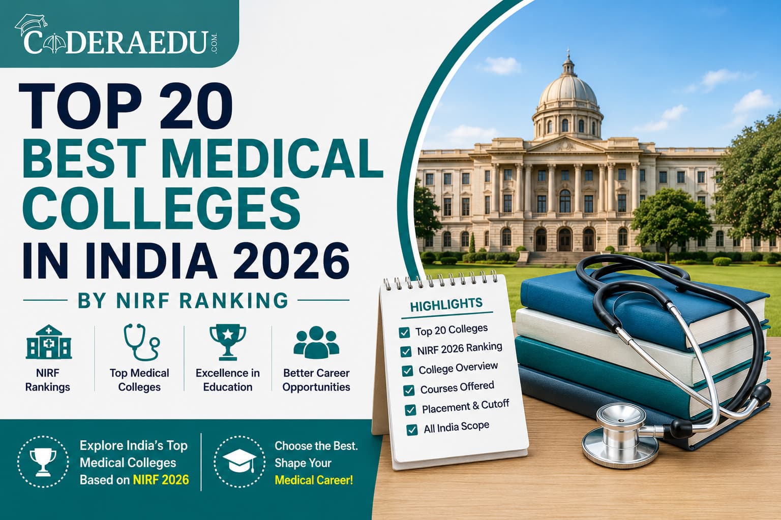 Top 20 Best Medical Colleges in India 2026 by NIRF Ranking