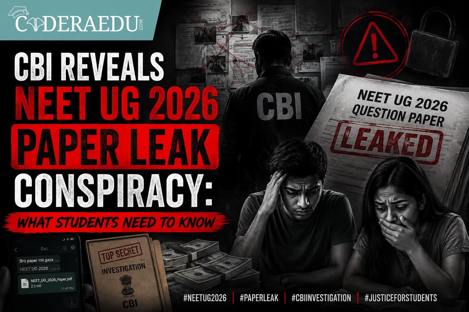 CBI investigation into NEET UG 2026 paper leak conspiracy explained