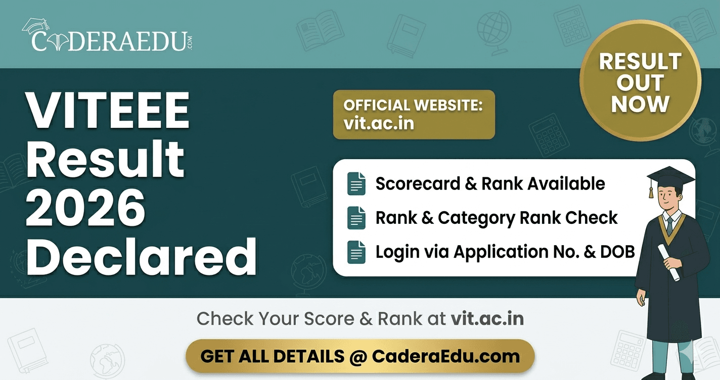 VITEEE Result 2026 Declared: How to Check Your Score & Rank at vit.ac.in