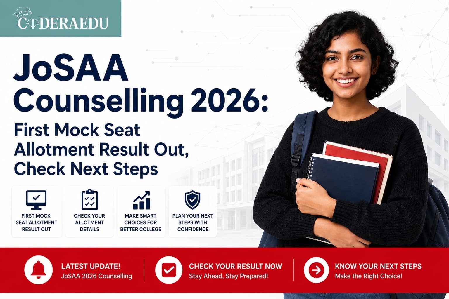 JoSAA Counselling 2026: Mock Round 2 Seat Allotment Out at josaa.nic.in — Check Next Steps, Choice Filling Last Date & Round 1 Schedule