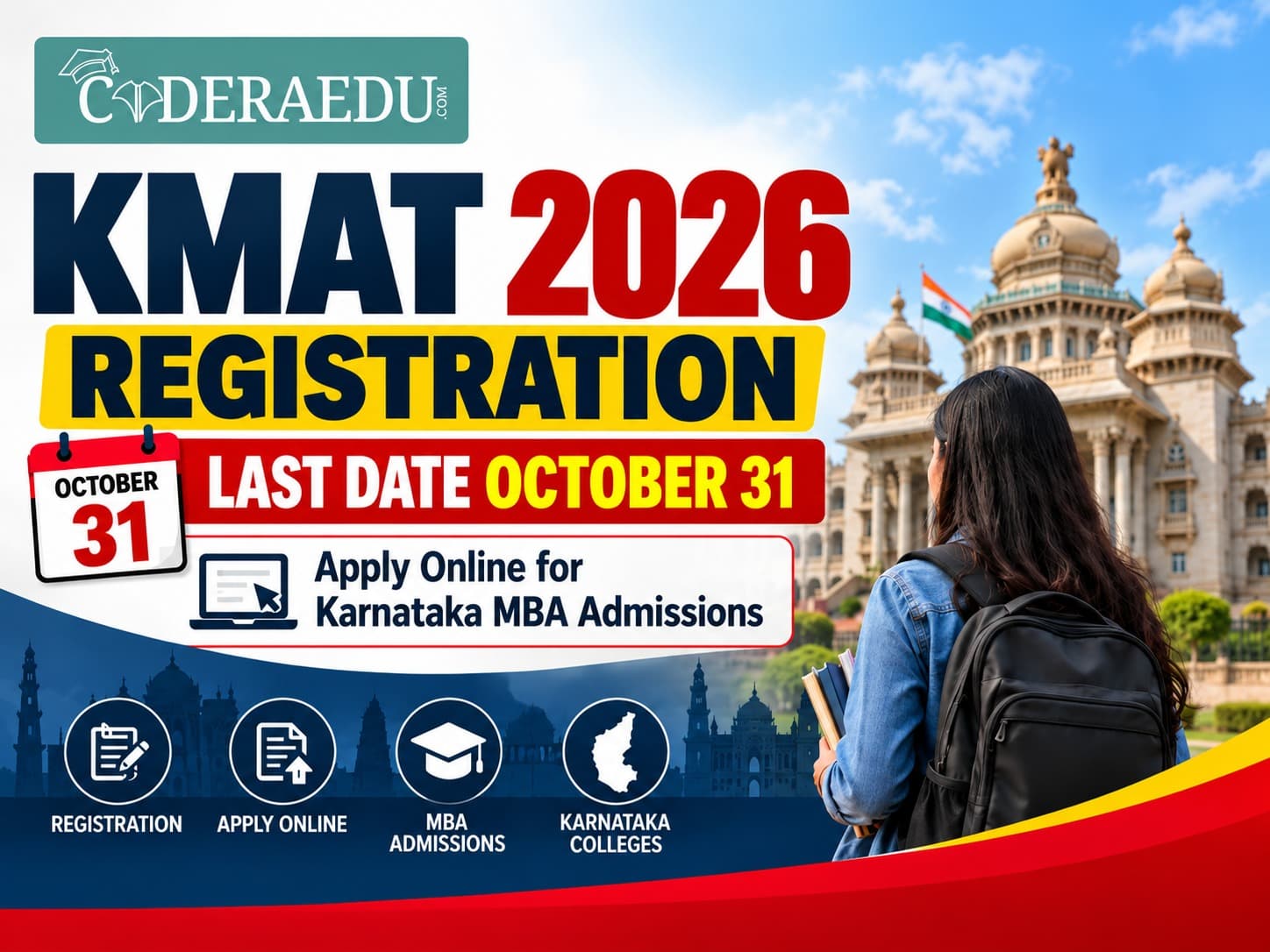 KMAT 2026 registration last date October 31 for Karnataka MBA admissions