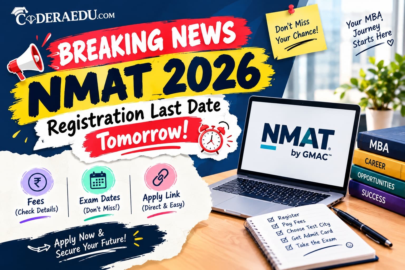 NMAT 2026 registration last date October 10