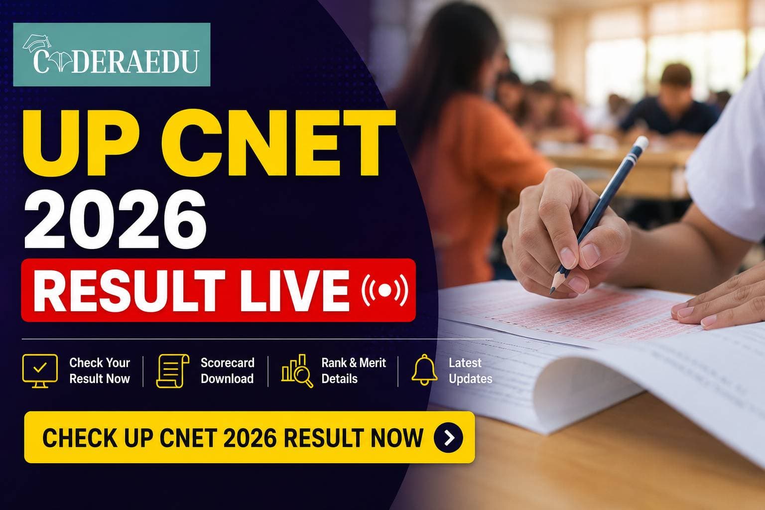 UP CNET 2026 Result LIVE: Scorecard Expected Today at abvmuup.edu.in — Direct Download Link, Cutoff, Merit List & Counselling Dates