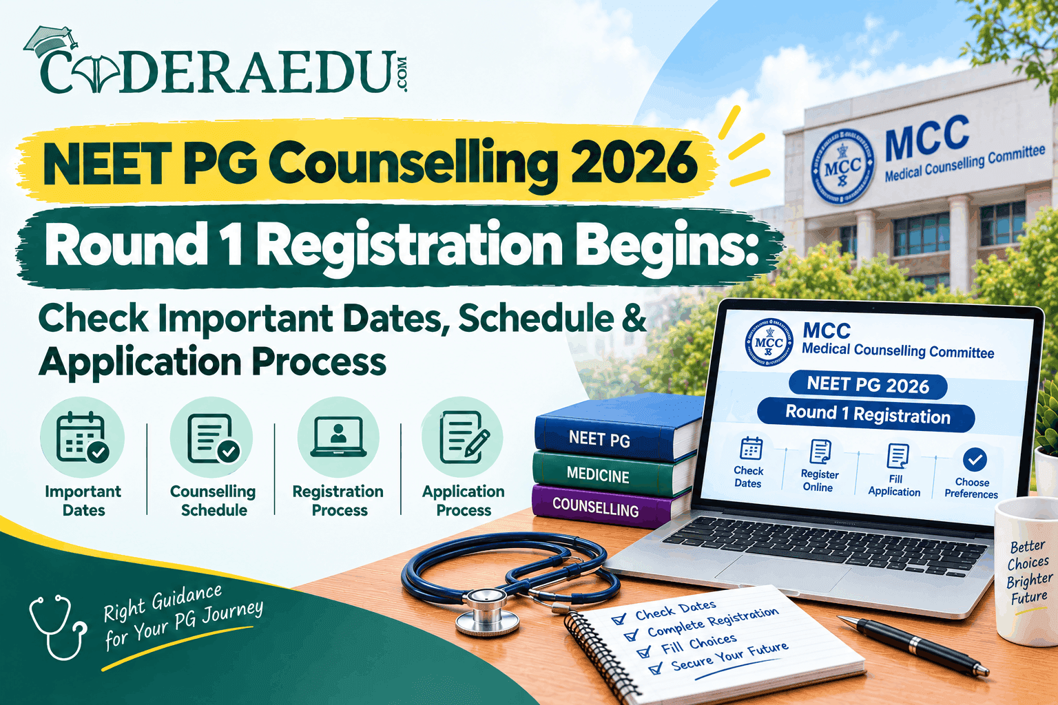 NEET PG Counselling 2026 Round 1 registration begins MCC application process