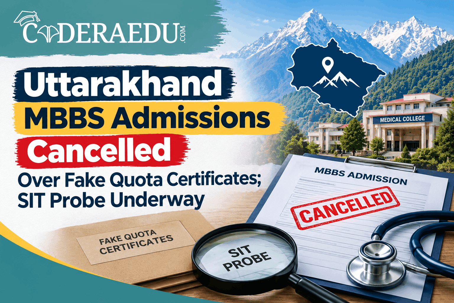 Uttarakhand MBBS admissions cancelled over fake freedom fighter quota certificates, SIT probe