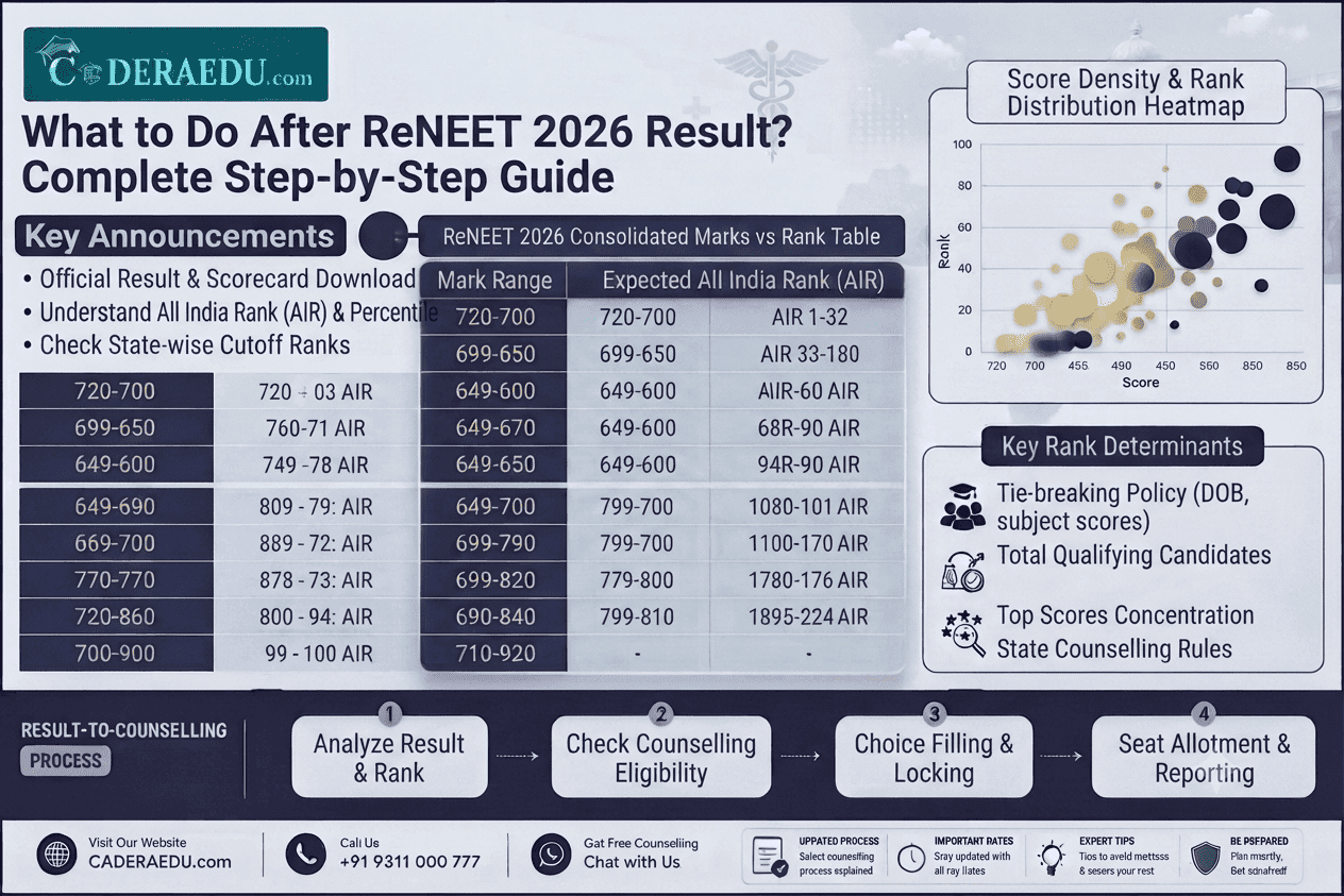 Student checking NEET 2026 result and planning next steps for medical counselling