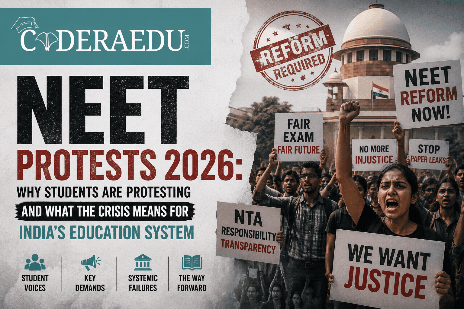 NEET UG 2026 student protests education system crisis
