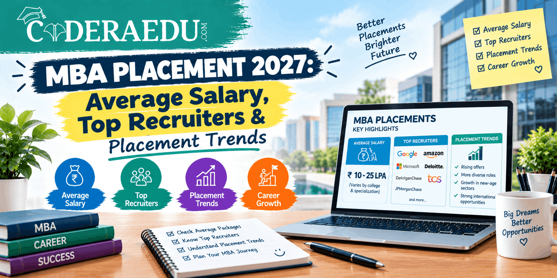 MBA placement 2027 average salary top recruiters trends