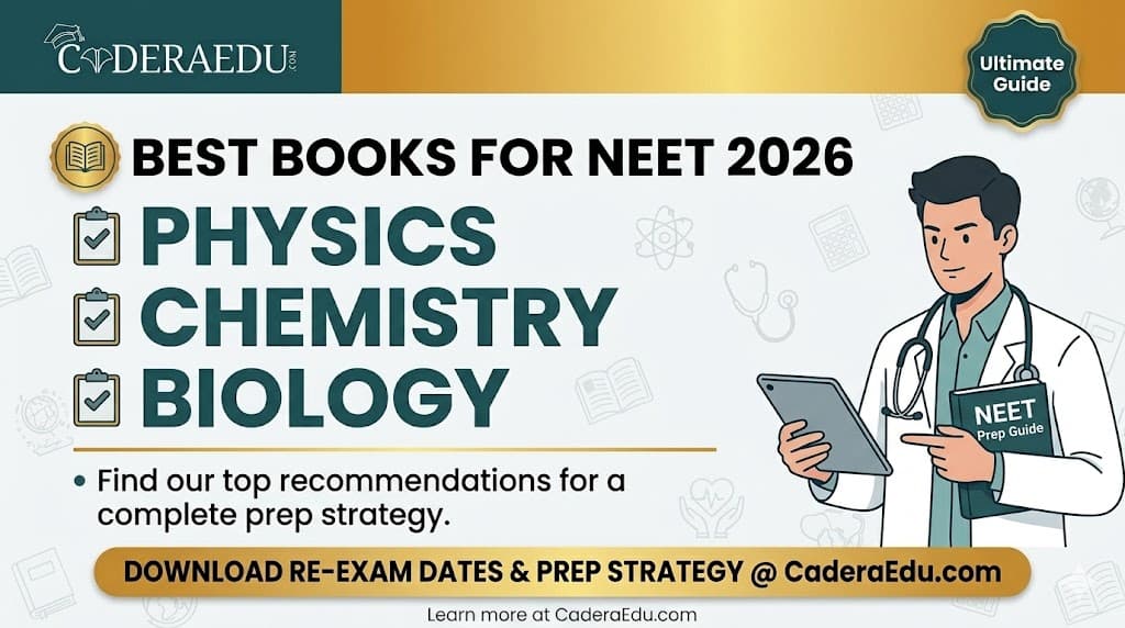 Best Books for NEET 2026 — Physics, Chemistry, Biology