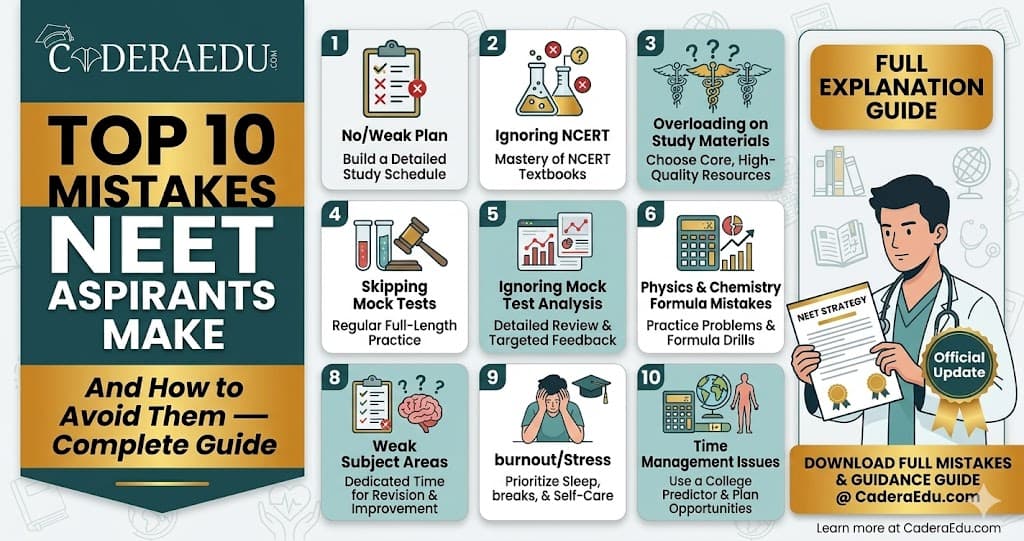 Top 10 Mistakes NEET Aspirants Make and How to Avoid Them