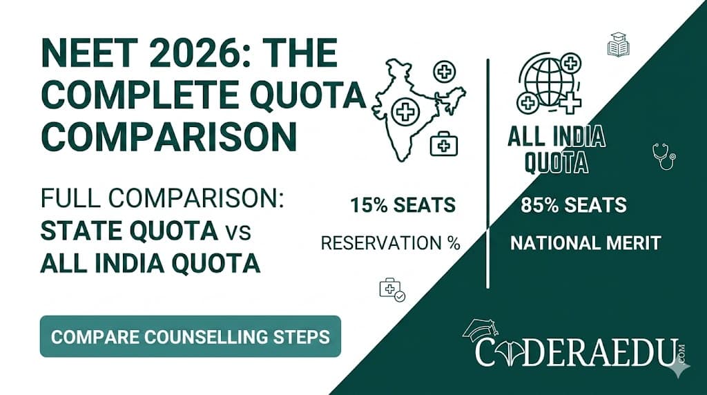 NEET 2026 State Quota vs All India Quota — Full Comparison