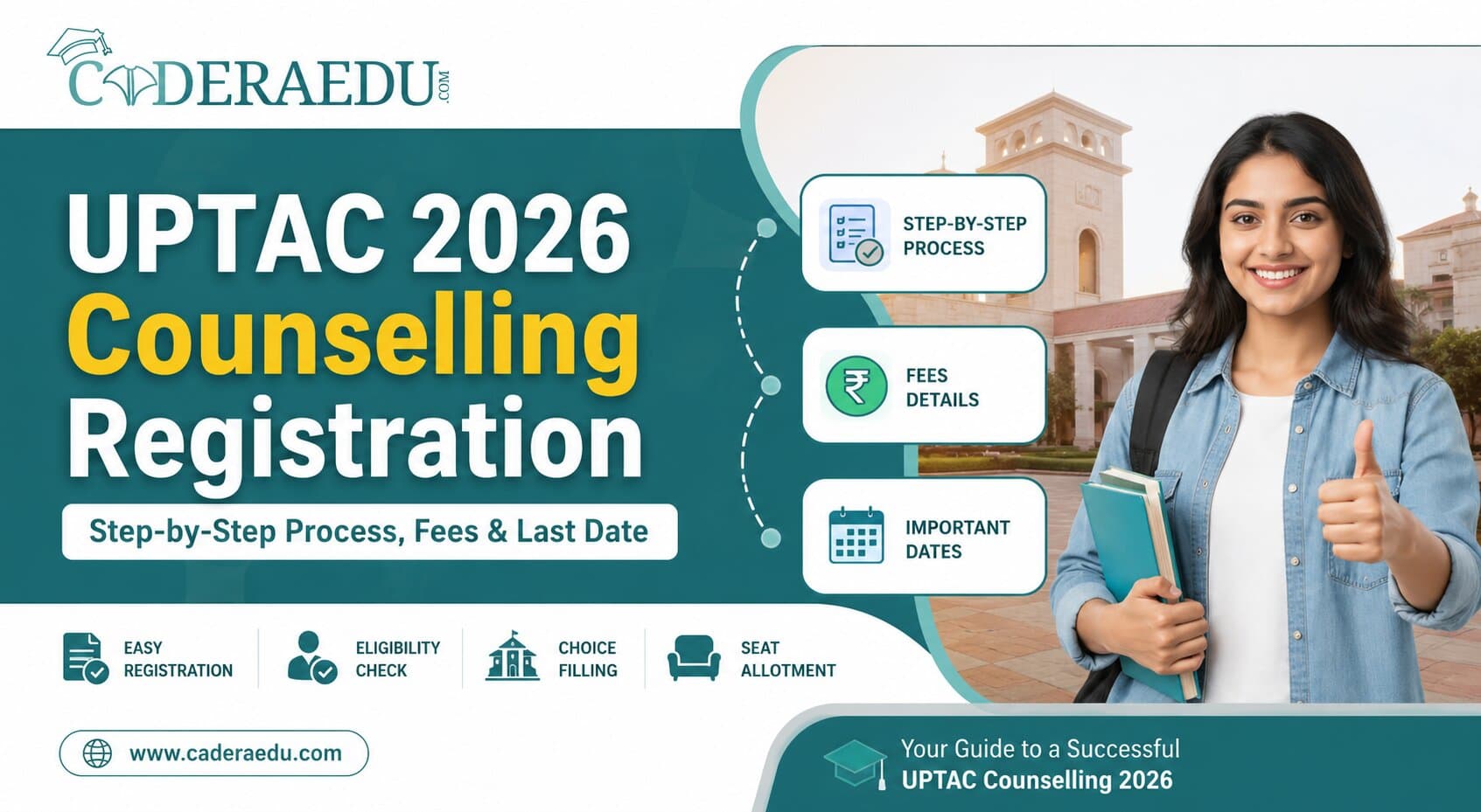UPTAC 2026 Counselling Registration Process Steps