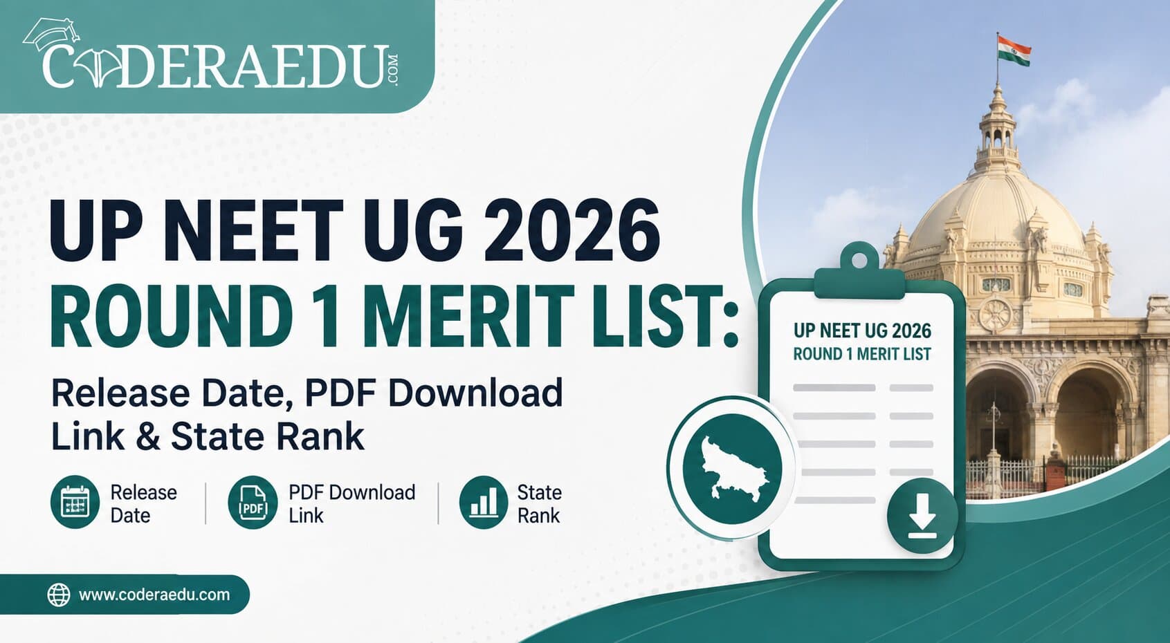 UP NEET UG 2026 Round 1 Merit List: Release Date, PDF Download Link & State Rank